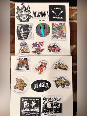 Brandy Melville Paris Stickers Sheet